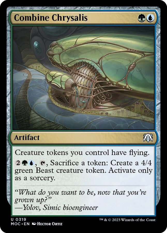 Combine Chrysalis 319 card from Commander: March of the Machine