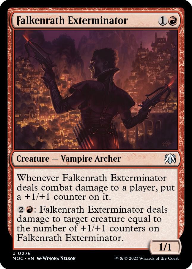 Falkenrath Exterminator 276 card from Commander: March of the Machine