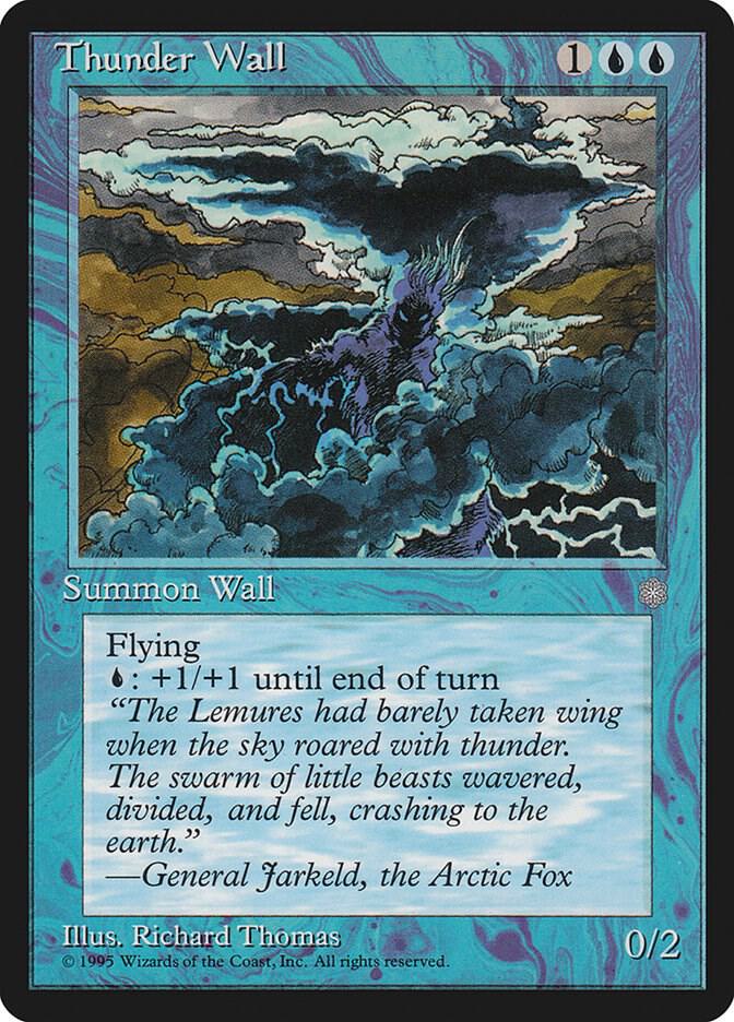 Thunder Wall card from Ice Age