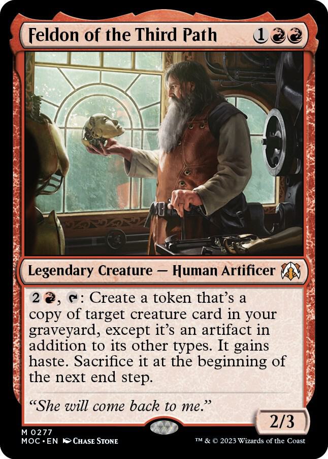 Feldon of the Third Path 277 card from Commander: March of the Machine