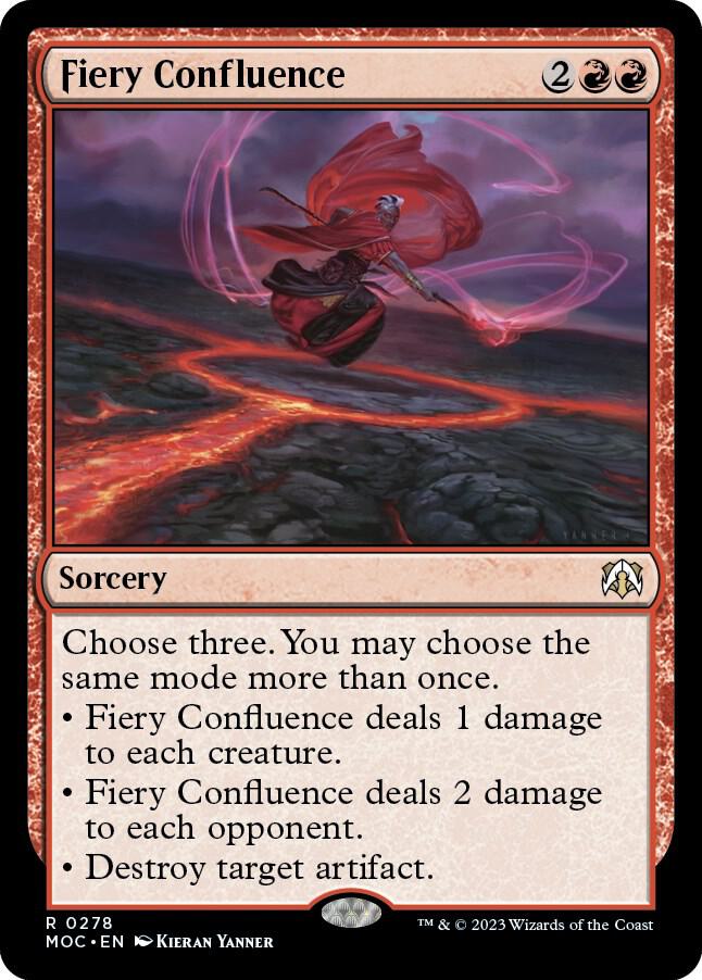 Fiery Confluence 278 card from Commander: March of the Machine