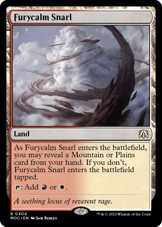 Furycalm Snarl 404 card from Commander: March of the Machine