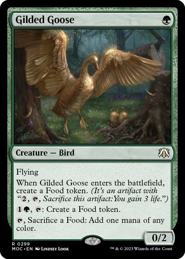 Gilded Goose 299 card from Commander: March of the Machine