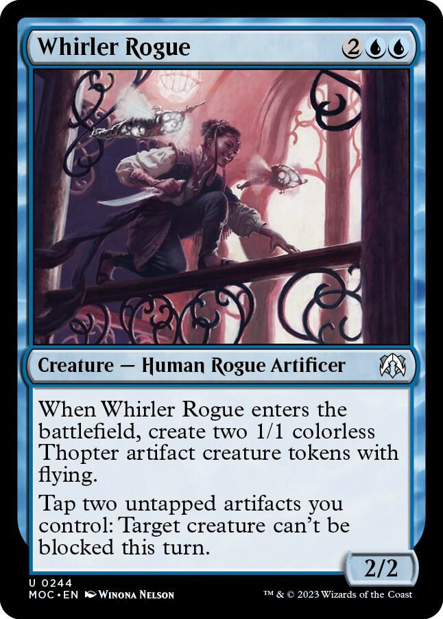 Whirler Rogue 244 card from Commander: March of the Machine