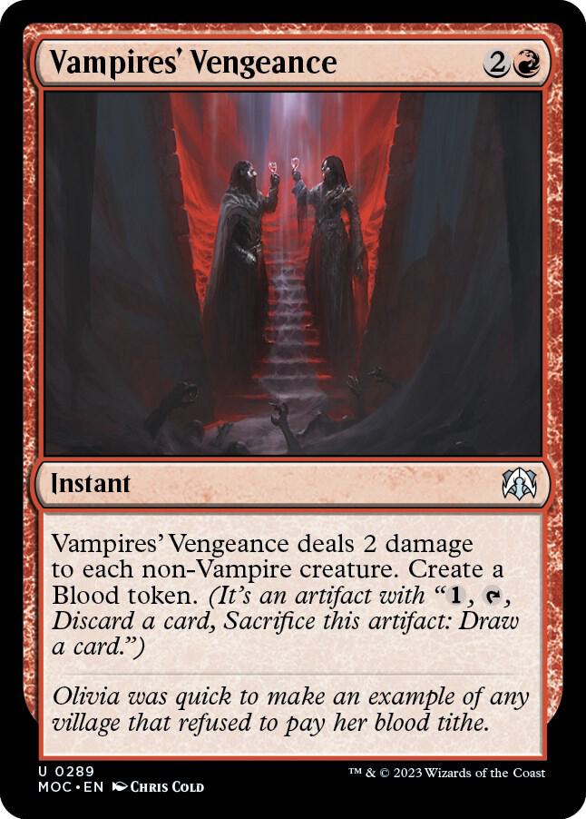 Vampires' Vengeance 289 card from Commander: March of the Machine