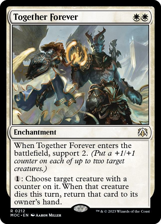 Together Forever 212 card from Commander: March of the Machine
