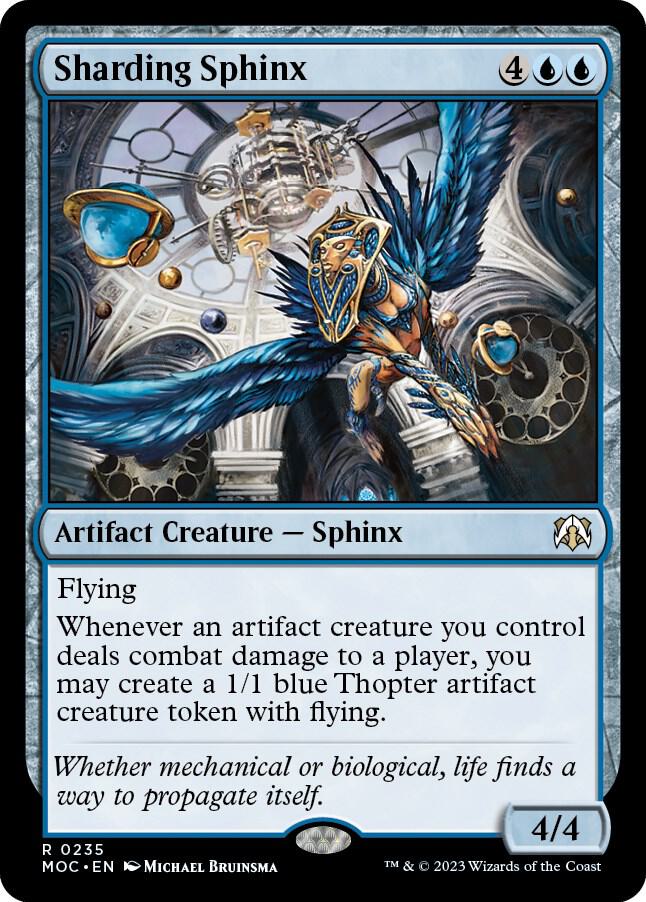 Sharding Sphinx 235 card from Commander: March of the Machine