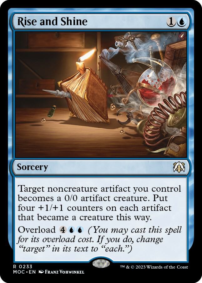 Rise and Shine 233 card from Commander: March of the Machine