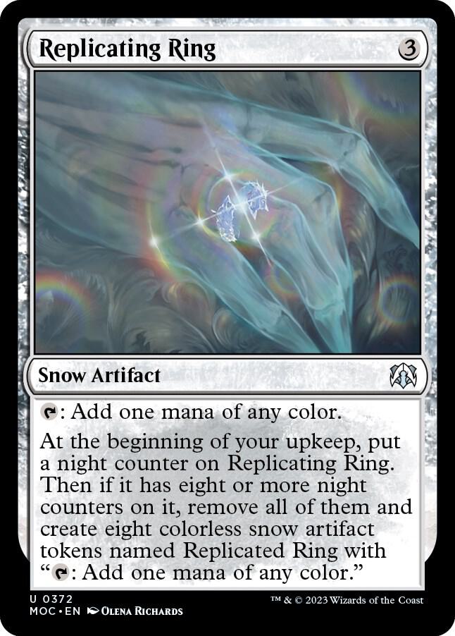 Replicating Ring 372 card from Commander: March of the Machine