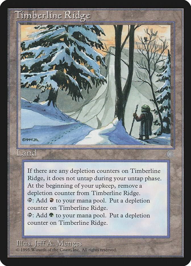 Timberline Ridge card from Ice Age