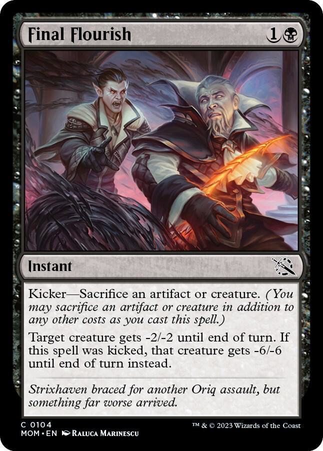 Final Flourish 104 card from March of the Machine