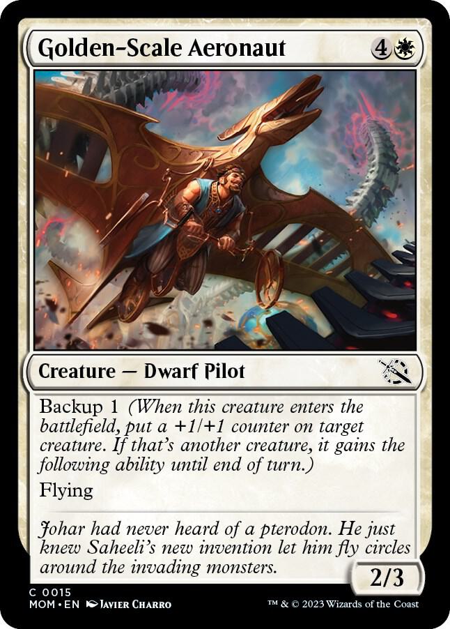 Golden-Scale Aeronaut 15 card from March of the Machine