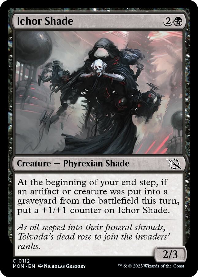 Ichor Shade 112 card from March of the Machine
