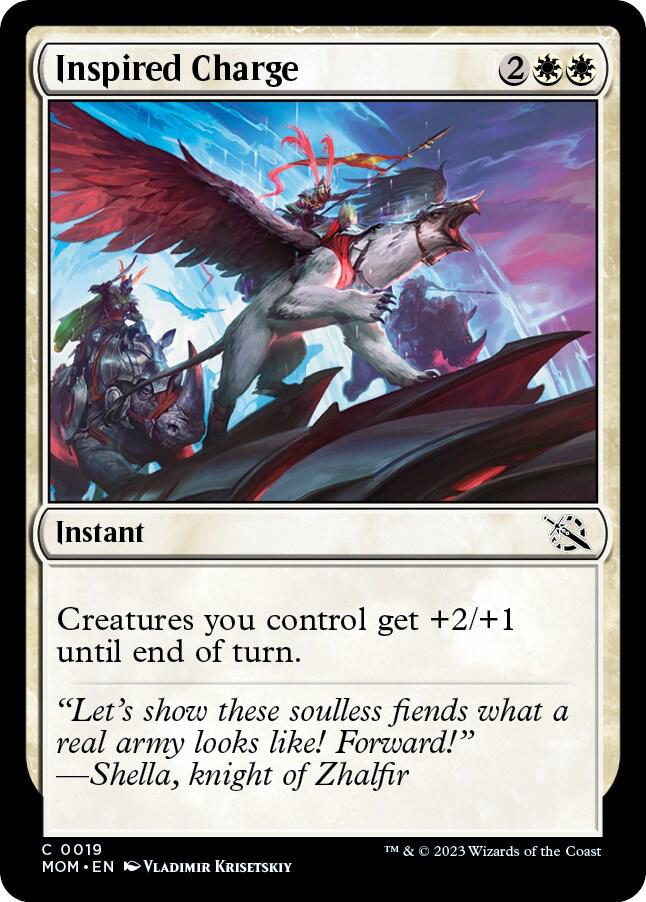 Inspired Charge 19 card from March of the Machine