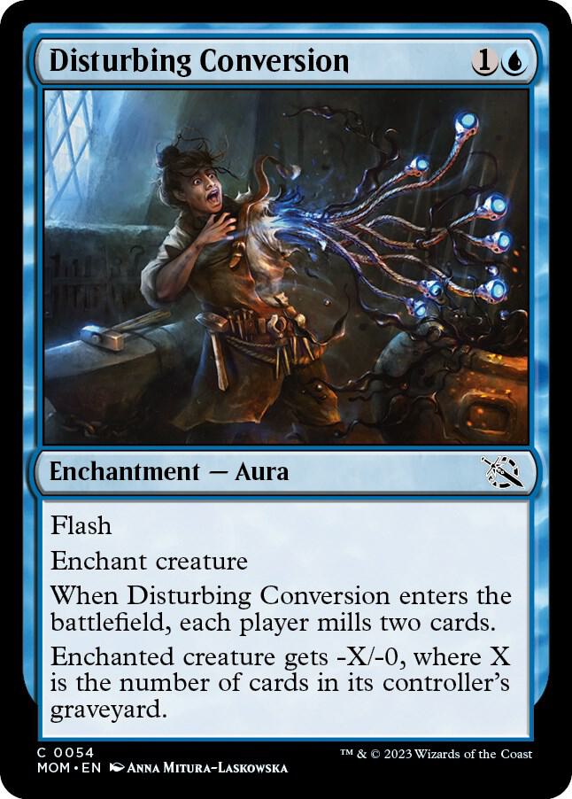 Disturbing Conversion 54 card from March of the Machine