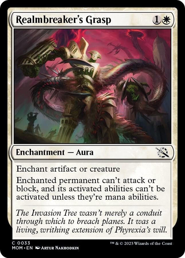 Realmbreaker's Grasp 33 card from March of the Machine