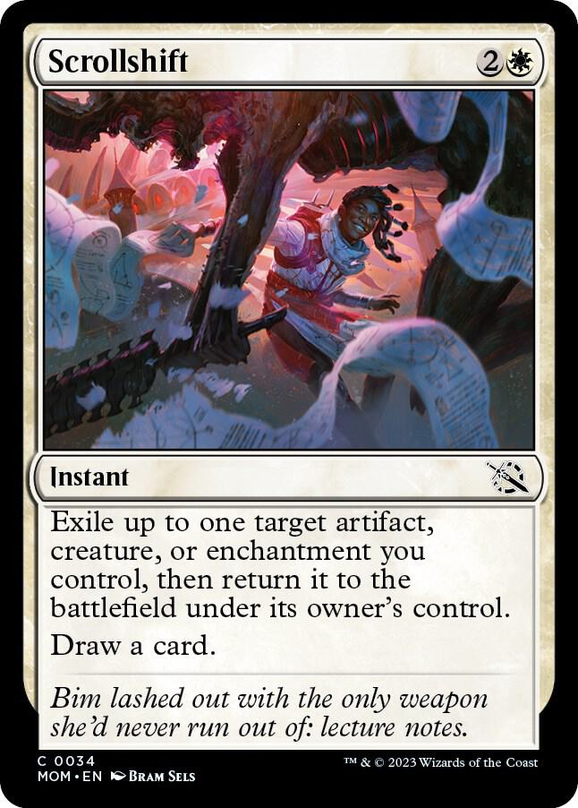 Scrollshift 34 card from March of the Machine