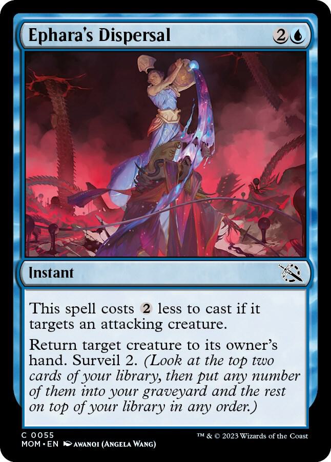 Ephara's Dispersal 55 card from March of the Machine