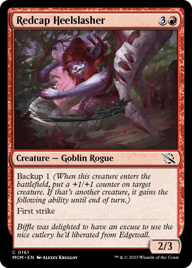 Redcap Heelslasher 161 card from March of the Machine