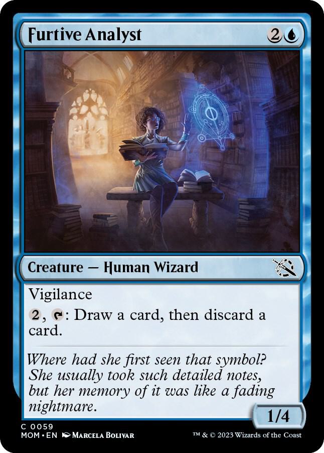 Furtive Analyst 59 card from March of the Machine