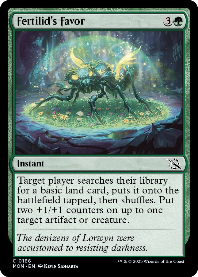 Fertilid's Favor 186 card from March of the Machine