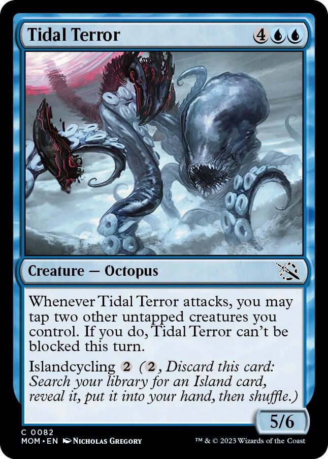 Tidal Terror 82 card from March of the Machine