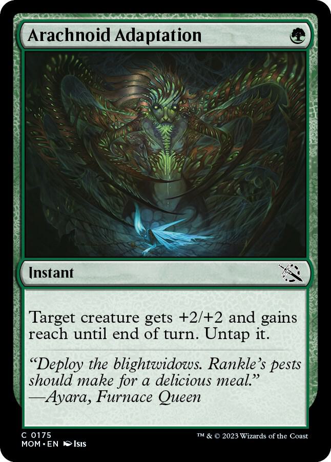 Arachnoid Adaptation 175 card from March of the Machine