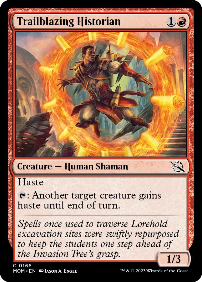 Trailblazing Historian 168 card from March of the Machine