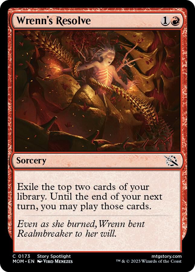 Wrenn's Resolve 173 card from March of the Machine