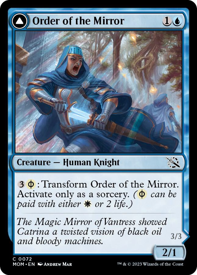 Order of the Mirror 72 card from March of the Machine