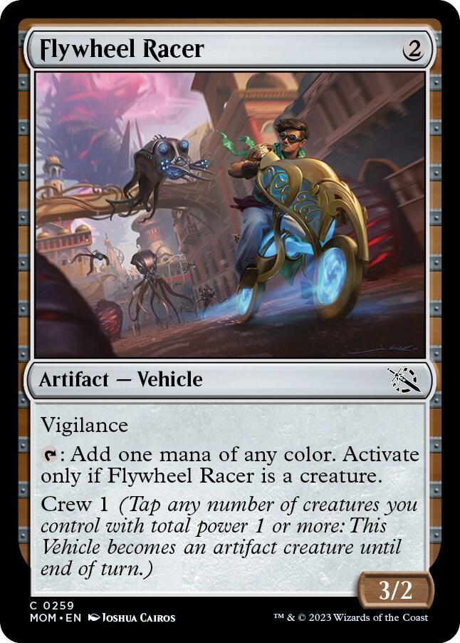 Flywheel Racer 259 card from March of the Machine