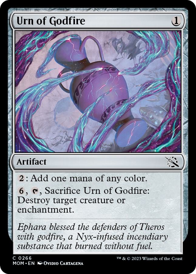 Urn of Godfire 266 card from March of the Machine
