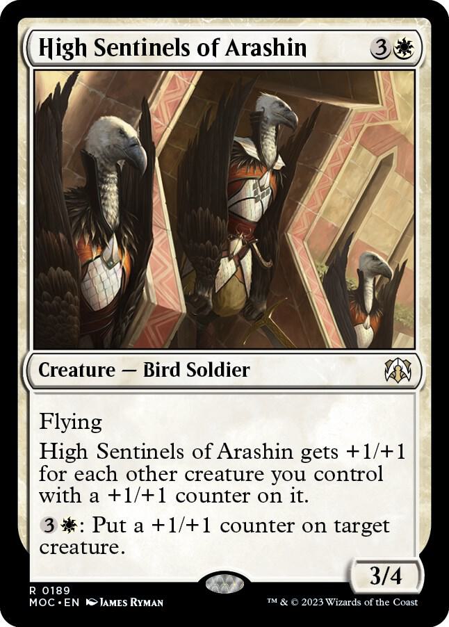 High Sentinels of Arashin 189 card from Commander: March of the Machine