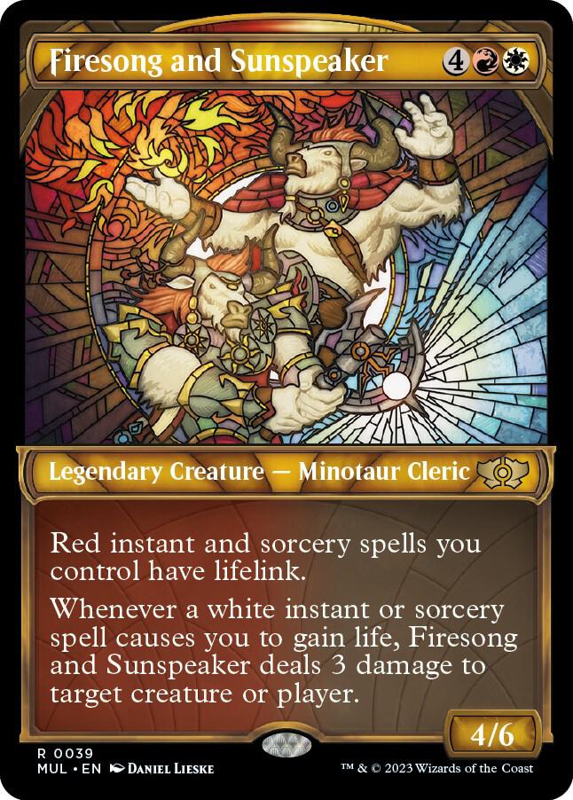 Firesong and Sunspeaker 39 card from March of the Machine: Multiverse Legends