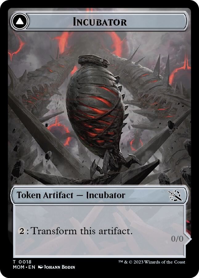 Incubator // Phyrexian (0018) Double-Sided Token 18 card from March of the Machine