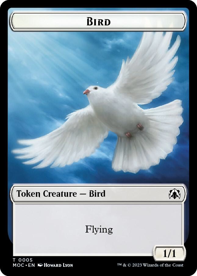 Bird // Kobolds of Kher Keep Double-sided Token 5 // 27 card from Commander: March of the Machine