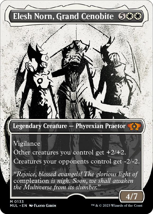 Elesh Norn, Grand Cenobite (Halo Foil) 133 card from March of the Machine: Multiverse Legends