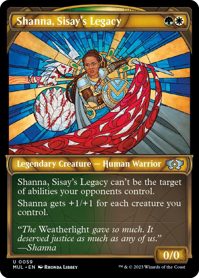 Shanna, Sisay's Legacy 59 card from March of the Machine: Multiverse Legends