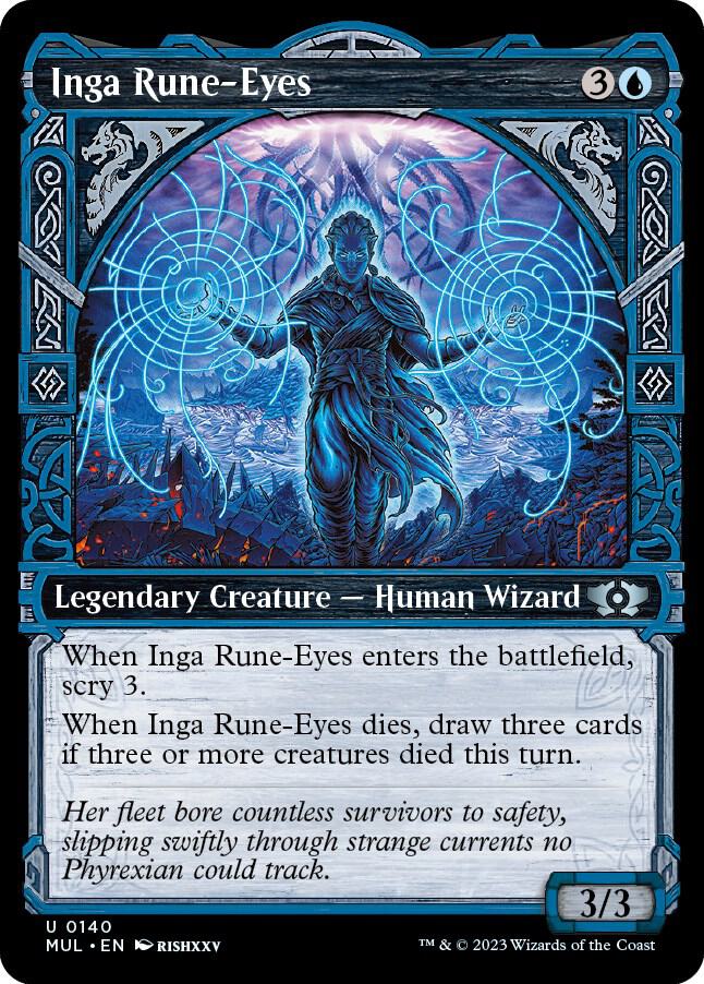 Inga Rune-Eyes (Halo Foil) 140 card from March of the Machine: Multiverse Legends
