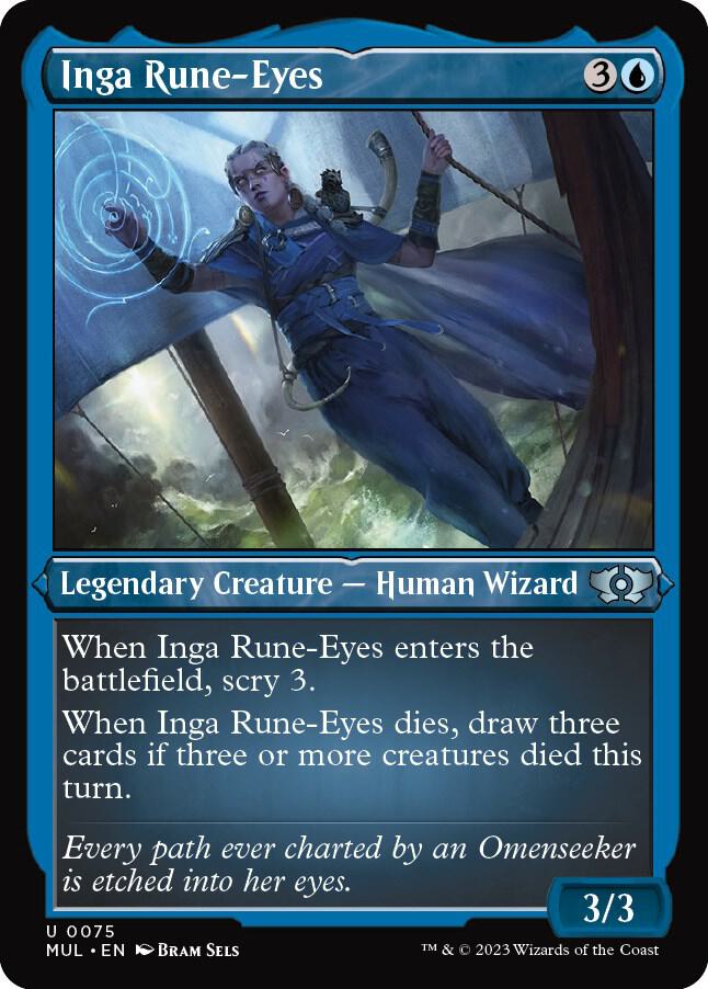 Inga Rune-Eyes (Foil Etched) 75 card from March of the Machine: Multiverse Legends
