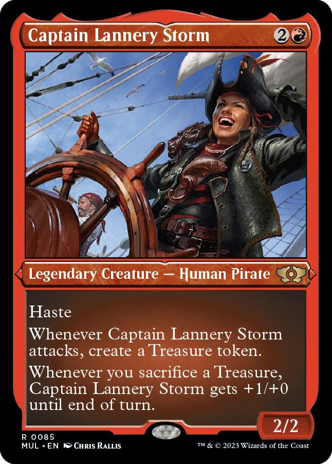 Captain Lannery Storm (Foil Etched) 85 card from March of the Machine: Multiverse Legends