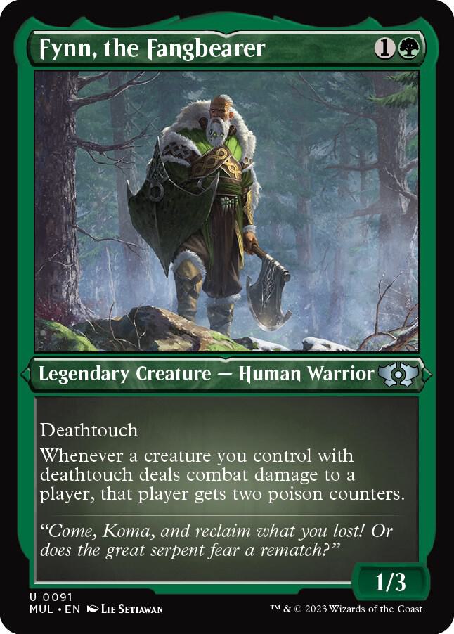Fynn, the Fangbearer (Foil Etched) 91 card from March of the Machine: Multiverse Legends
