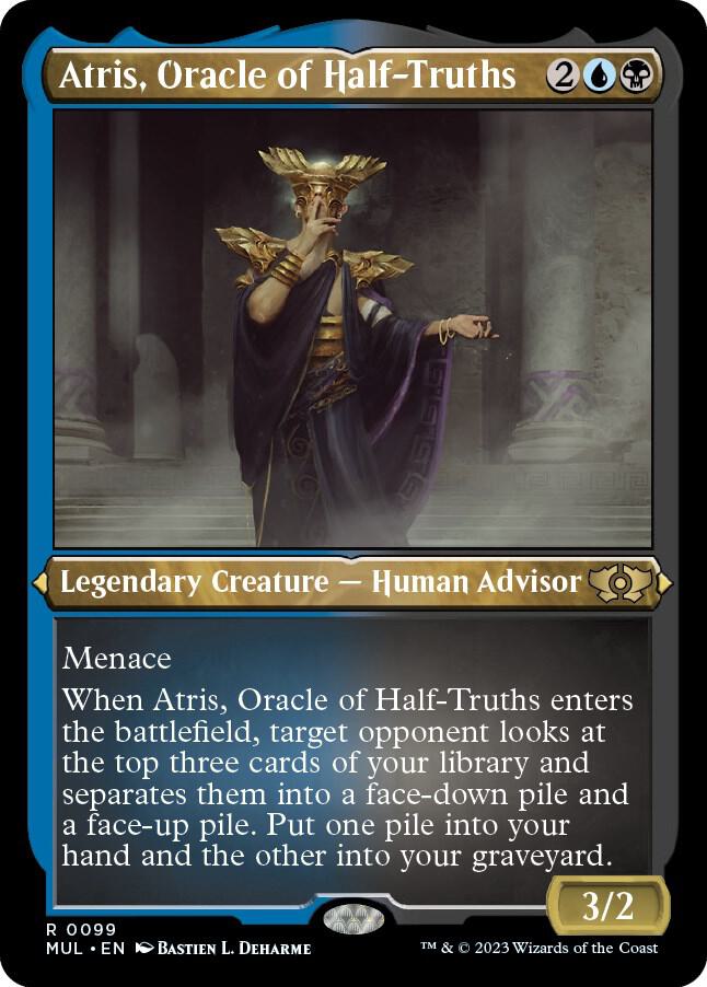 Atris, Oracle of Half-Truths (Foil Etched) 99 card from March of the Machine: Multiverse Legends