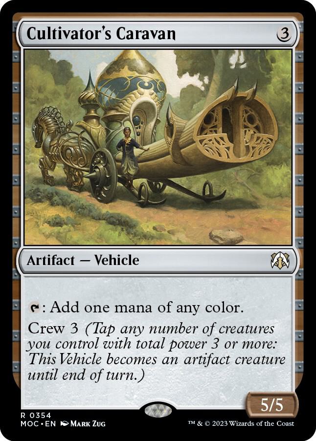 Cultivator's Caravan 354 card from Commander: March of the Machine