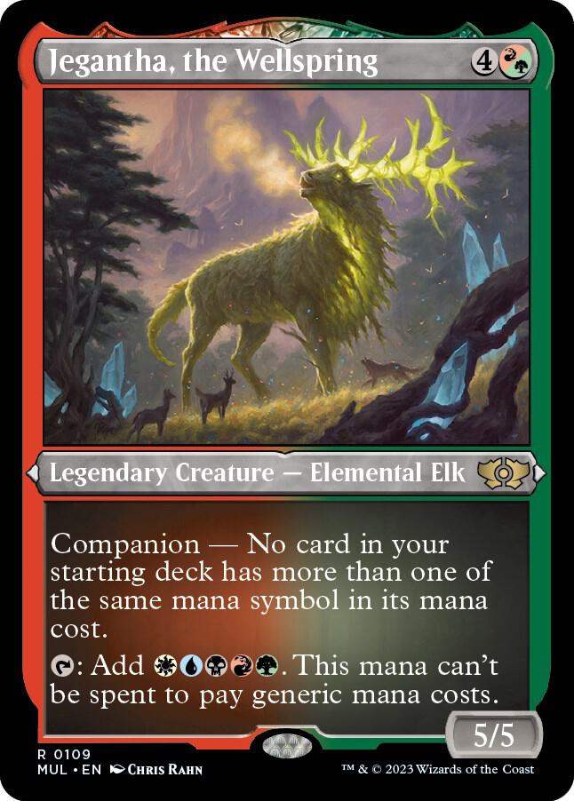 Jegantha, the Wellspring (Foil Etched) 109 card from March of the Machine: Multiverse Legends