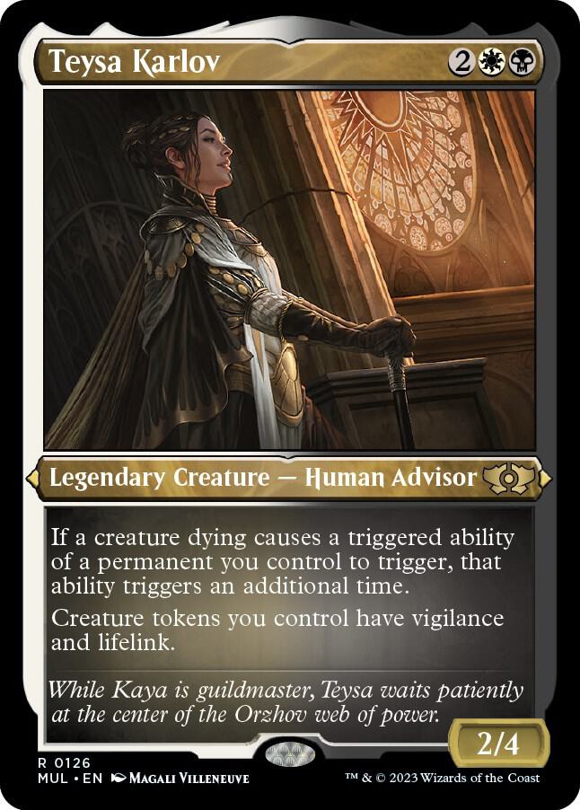 Teysa Karlov (Foil Etched) 126 card from March of the Machine: Multiverse Legends