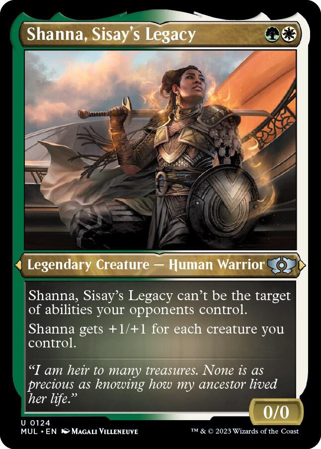 Shanna, Sisay's Legacy (Foil Etched) 124 card from March of the Machine: Multiverse Legends