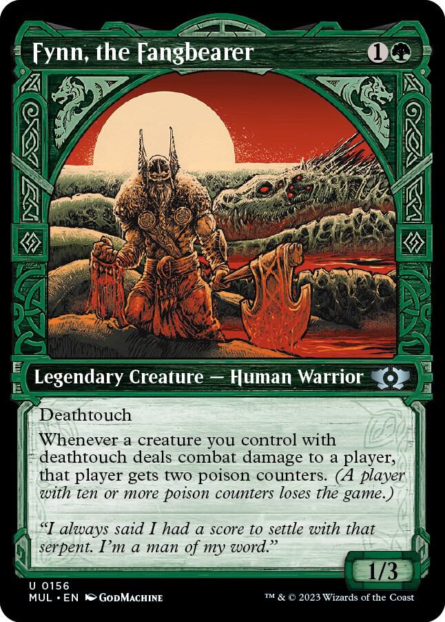Fynn, the Fangbearer (Halo Foil) 156 card from March of the Machine: Multiverse Legends