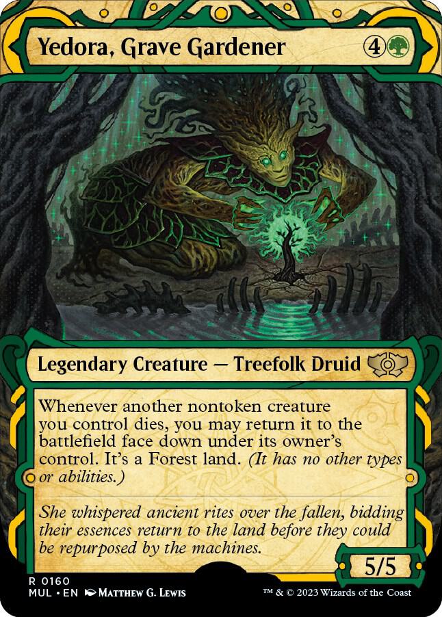 Yedora, Grave Gardener (Halo Foil) 160 card from March of the Machine: Multiverse Legends