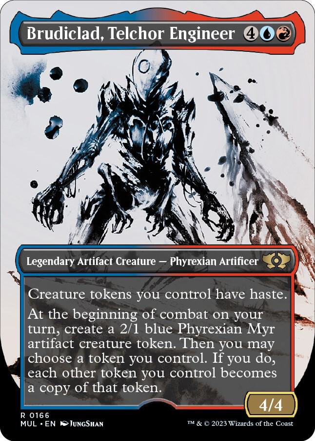 Brudiclad, Telchor Engineer (Halo Foil) 166 card from March of the Machine: Multiverse Legends